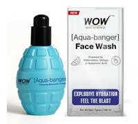 WOW Skin Science Aqua-Banger Face Wash | Hydrating Face Cleanser with Watermelon, Hyaluronic Acid & Omega | Gentle, Non-Drying Formula | Deeply Hydrates & Refreshes Skin | All Skin Types | 150ml