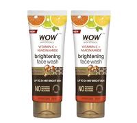 WOW Skin Science Brightening Vitamin C Face Wash - No Parabens, Sulphate, Silicones & Color - Pack of 2 - Net Vol 200mL