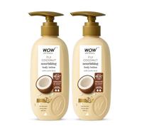 WOW Skin Science Coconut Milk & Argan Oil Body Lotion | Medium Hydration | No Mineral Oil, Parabens, Silicones, Color & PG | 400mL | Pack of 2