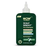WOW Skin Science Scalp Reboot™ Pre-Shampoo Cleanser | Step-0 Gentle Scalp Wash for Oil, Flakes & Build-Up | With Glycolic Acid, Lactic Acid, Hyaluronic Acid, Oats & Bisabolol | 275ml