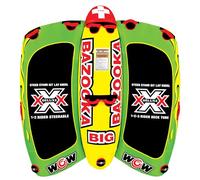 WOW Sports Big Bazooka Towable DeckTube for Boating 1 2 3 or 4 Person