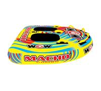 WOW Sports - Macho Combo Towable Tube for Boating - Multiple Riding Positions - 1-2 Person 340 lbs Capacity - Inflatable Boat Tube - Youth & Adults