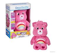 WOW! STUFF Care Bear Cheer Palm Puppetronic, Feature Plush Interactive Soft Toy, Talking Plush with Sounds and Actions, Head Touch Sensor, Moving Eyes Mouth and Head, Ages 6 Plus