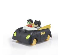 WOW! STUFF DC Comics Batman's Clever Batmobile | Light and Sounds | Batman and Robin Figures | Official DC Universe Collectable Toys & Gifts For Boys and Girls ages 3+