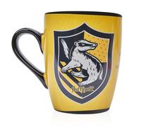 Harry Potter Sorting Hat Mug - Hufflepuff | Heat Reveals The Hidden Hogwarts House | Thermal Pattern Change, Black