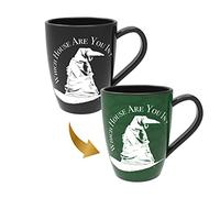 WOW! STUFF Harry Potter Sorting Hat Mug - Slytherin | Heat Reveals The Hidden Hogwarts House | Thermal Pattern Change, Black