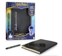 WOW! STUFF Harry Potter Tom Riddle Diary Slytherin House Journal Set | Secret Replica Notebook includes Invisible Ink Pen and UV Light Mini Wand with 150 A5 Plain Sheets for Scrapbooking