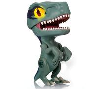 WOW! STUFF Jurassic World Trigger Chomper - Velociraptor Blue | Roaring, Light-Up Dinosaur Toy | Official Dominion Merchandise and Gifts for Boys and Girls, Aged 5+, Multicoloured