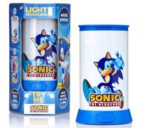 WOW! STUFF Light Revealers Sonic The Hedgehog Night Light - 360° Scene Lamp with Auto-Off - USB or Battery Powered - Portable Kids Bedroom Decor - Official Sonic Toy