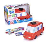 WOW! Stuff Peppa Pig Drive & Learn Car, Interactive Learning Preschool Vehicle with Lights, Sounds & Activity Cards, Toy for Ages 18 Months Plus