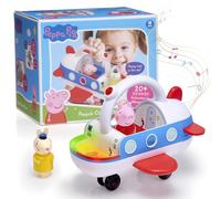 Wow! Stuff Peppa Pig Toys Clever Plane | Pre-school Learning Interactive Toy | 25+ Lights, Sounds and phrases|Motion Detection | For Toddlers both Girls and Boys 2, 3, 4 and 5 years old