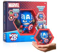 WOW Stuff Pods 4D Connectable Collection - Marvel Captain America