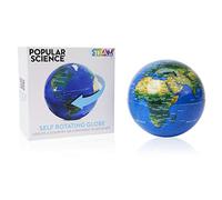 WOW! STUFF Popular Science Self Rotating Globe - STEM Educational Toy