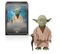 WOW! Stuff Star Wars Yoda Puppetronic by RealFX | Interactive Animatronic Puppet | Over 120+ Sounds & Actions | Realistic Skin, Moving Eyes, Mouth, Ears & Head | Premium Jedi Robes | For fans ages 8+