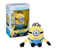 WOW! STUFF Minions Palm Puppetronic - James | 40+ Sounds and Actions | Blinking Eye & Moving Mouth | Pairs with Minions Henry & Dick Palm Puppetronics | For Fans Age 6+