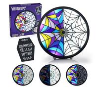 WOW! STUFF Wednesday Window Moodlight with Multi-Modes | Wednesday Addams Giftable Light | Official Merchandise, Collectibles, Toys and Gifts for Teens, Adults and Fans of the hit Netflix Series