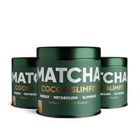 WOW TEA: 3 x Matcha Cocoa Slimfit - Special Limited Edition Blend - 100% Organic Japanese Matcha, 189 g
