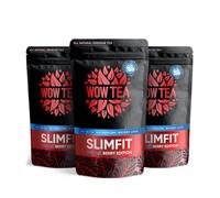 WOW TEA Berry SlimFit Tea: All Natural 21-Day Program for a Healthier, Slimmer Me (Pack of 3, Berry)