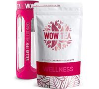 WOW TEA Cleanse Kit: Detox 21 Days Tea | Weight Loss Slimming Tea | Detox and Weight Management Organic Herbal Tea Blend | Infuser Bottle, 150g, Made in EU