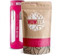 WOW TEA Cleanse Kit: Detox 21 Days Tea | Weight Loss Slimming Tea | Detox and Weight Management Organic Herbal Tea Blend | Infuser Bottle, 150g, Made in EU
