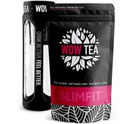 WOW TEA Cleanse Kit: Detox 21 Days Tea | Weight Loss Slimming Tea | Detox and Weight Management Organic Herbal Tea Blend | Infuser Bottle, 150g, Made in EU