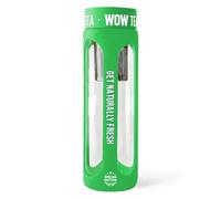 WOW TEA Infuser Bottle - Provides Numerous Health Benefits, Extracts The Highest Amount of Antioxidants from Tea, Eco-Friendly, Extremely Durable, Classy & Trendy, Made from Glass, 500 ml (Green)