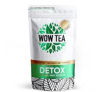 WOW TEA Mint Detox - Full Body Cleanse, Gut Health & Slimming Effect, Belly Bloating Relief