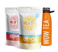 WOW TEA: Summer Biofit Bundle - Summer SlimFit & Detox Tropicana Teas with Orange Infuser Thermos