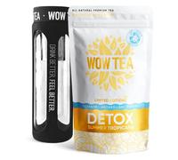 WOW TEA: Summer Detox Tea and Tea Bottle with Strainer Black