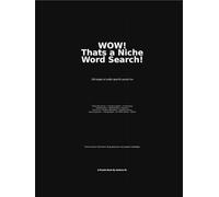 Wow! Thats a Niche Word Search!: 100 pages of oddly specific puzzle fun
