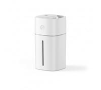 WOW Travel Rechargeable Ultrasonic Air Humidifier 2000mAh USB Portable Cool Mist Humidifier for Bedroom Office Nursery Home 0.5L Water Tank Quiet Night Light