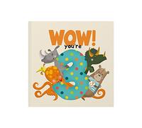 WOW! You're Three birthday book