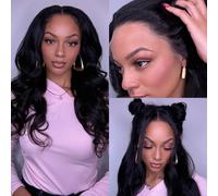WOWANGEL 13x6 Body Wave SKINLIKE Real HD Lace Front Wig, 250% Density Clean Pre Plucked Self Growing Hairline with Tiny Knots Top Swiss HD Invisible Lace Human Hair Wig 24 Inch