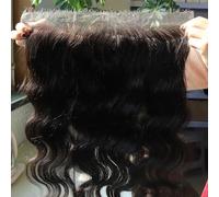 WOWANGEL 13x6 SKINLIKE Real HD Lace Frontal Only, 0.1mm Extremely-thin Swiss HD Lace Vivid Clean Pre Plucked Natural Hairline Virgin Brazilian Human Hair Frontal Silky Body Wave 22 Inch