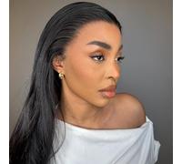 WOWANGEL 180% Density SKINLIKE Real HD Lace Front Wig, 13x6 Straight Lace Front Wig Extremely thin HD Lace Vivid Self Growing Clean Pre Plucked Hairline Unprocessed Human Hair Wigs 20 Inch
