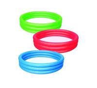 Wowcher Bestway Splash & Play 3 Ring Play Above Ground Pool | Size: Large Wowcher Multicolor L