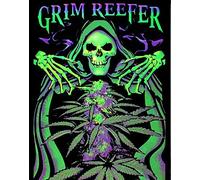 WOWDECOR 5D Crystal Diamond Painting with Diamonds Kits, Grim Reefer Skull Terror Halloween, Full Drill DIY Diamond Embroidery Crafts Graphy Art