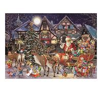 WOWDECOR 5D Diamond Painting Kits, Santa Claus Sleigh Christmas Tree Full Drill DIY Diamond Art Cross Stitch Paint by Numbers (Christmas)