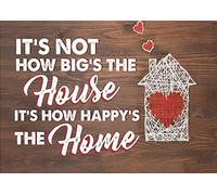 WOWDECOR Cross Stitch Embroidery Kits for Adults Kids, Sweet Home Family 11CT Stamped DIY DMC Needlework Easy Beginners (Home)