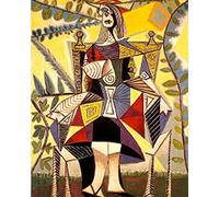 WOWDECOR Paint by Numbers Kits for Adults Kids, DIY Number Painting - Picasso Abstract Painting 40 x 50 cm - New Stamped Canvas (Frameless)