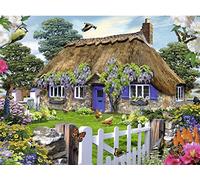 WOWDECOR Paint by Numbers Kits for Adults Kids, Number Painting - Garden Rooster Butterflies Birds Eagle Sunflower Thatched House Landscape 16x20 inch (Frameless)