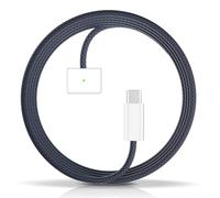 Wowfast USB C to Magnetic 3 Cable for Safe PD 3.1 Charging, 140W 2M Nylon Charging Cable with Built-in Surge Protection, Compatible with MacBook Pro/Air 2021-2024 M1-M3 (Black)