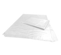 Wowfit 100 CT 18x24 inches 1.1 Mil Clear Plastic Flat Open Poly Bags Great for Proving Bread, Dough, Storage, Packaging and More (18 x 24 inches)