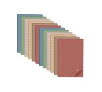 Wowivy (12 Pack) Lined Sticky Notes 4x6 in,Large Notepads with Lines,Ruled Stickies Super Sticking Power,Office School Memo Note Pads Vintage Colors,Post on Windows Doors,Recyclable,Easy to Write on
