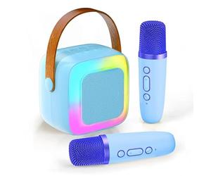 WOWKIDS WowKids YS13 Pink Karaoke Speaker with Two Microphone (BLUE)