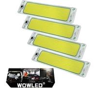 WOWLED 12V 108 COB LED Roof Light Bar Lamp with On/Off Switch - 4Pack RV Ceiling Dome Interior Lighting for Car, Camper, Van, Bus, Boat, Motorhome, Kitchen