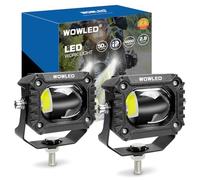 WOWLED 2.8 Inch Cube LED Spotlight, 2 Pack White Light Color Off Road Driving Lights Spotlight Fog Lamps, 8D Lens LED Work Light For 4X4 4WD Truck Car SUV UTV Boat Motorcycle 12V 24V