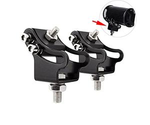WOWLED 2 x Slide Mounting Bracket for LED Work Light Bar - Adjustable Lower Slidable Mount for Offroad, 4x4, ATV, UTE, Truck, Car, 4WD