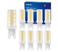 WOWLED G9 Dimmable LED Bulbs 5W Warm White 3000K, 320LM Compatible with Most Leading Edge Dimmers, Flicker-Free Mini Capsule Lamps for Chandelier Ceiling Light Wall Sconce, AC220-240V