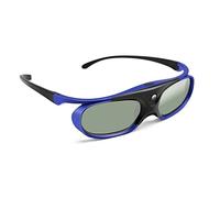 Wowlela 3D Glasses, Universal DLP Active Shutter 3D Glasses 96-144Hz for Optoma BenQ Acer Viewsonic XGIMI Projector 3DTV, Battery 3.7V 80mAH
